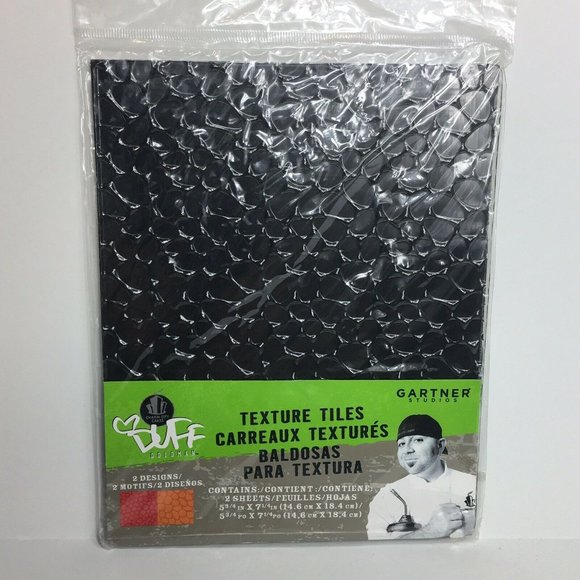 Duff Goldman Texture Tiles Charm Cake City Cobblestone Gartner Studios Baking - Picture 9 of 12